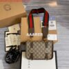 Replica Gucci 443496 GG Marmont Medium Matelassé Shoulder Bag White