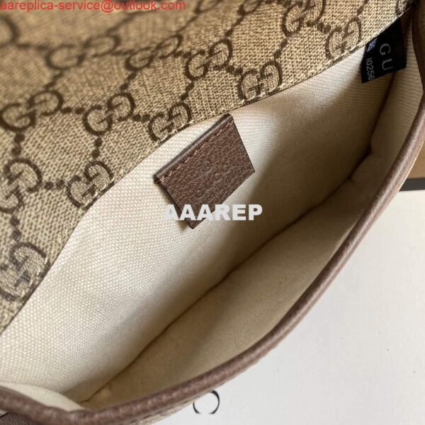 Replica Gucci 489617 Neo Vintage GG Supreme Belt Bag Brown 8