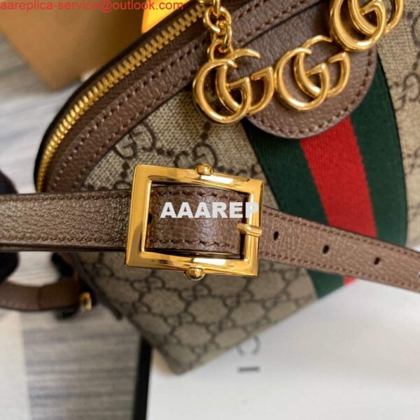 Replica Gucci 499621 Ophidia Small GG Shoulder Bag Beige Brown 7