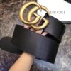 Replica Gucci Belt with textured Double G buckle 582348 2