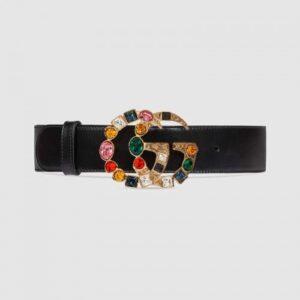 Replica Gucci Double G Belt 35/40mm Width Black 2018