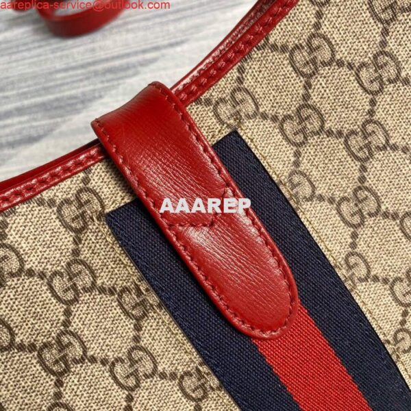 Replica Gucci 636706 Jackie Vintage Underarm Bag Red 5