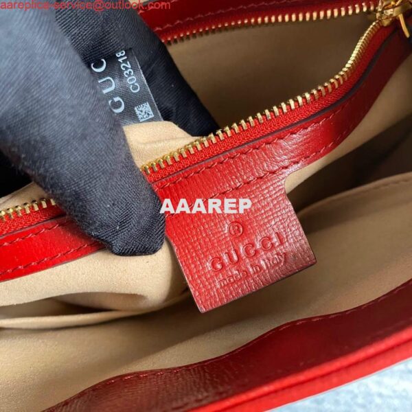 Replica Gucci 636706 Jackie Vintage Underarm Bag Red 8