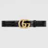 Replica Gucci GG Supreme belt with G buckle 411924 2