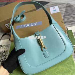 Replica Gucci 636709 Jackie 1961 Small Shoulder Bag Light blue 2