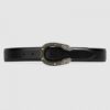 Replica Gucci Reversible leather belt with Double G buckle 474350 2