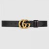 Replica Gucci Signature belt with G buckle Brown 411924 2