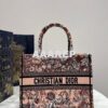 Replica Dior Book Tote bag in Raspberry Pop Mizza Embroidery 2