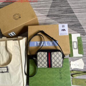 Replica Gucci 517350 Ophidia GG Mini Bag Beige Blue