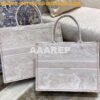 Replica Dior Book Tote bag in White and Black Plan de Paris Embroidery 2