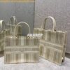 Replica Dior Book Tote Blue D-Stripes Embroidery Canvas Bag 2