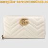 Replica Gucci White GG Marmont Continental Wallet