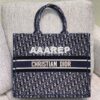 Replica Dior Book Tote Blue Dior Palms Embroidery Canvas Bag 2