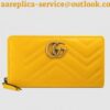 Replica Gucci White Leather Zip Around Wallet With Bow