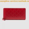 Replica Gucci Zip Around Wallet In Embroidered Heart And Snake