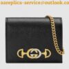 Replica Gucci Zumi Grainy Leather Card Case Wallet 570660 Green 2019 delihang-9052323 2