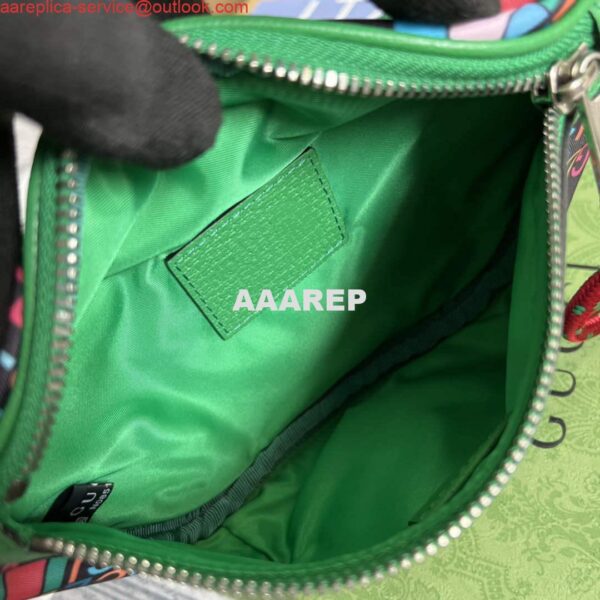 Replica Gucci 650299 The North Face x Gucci belt bag Green 10