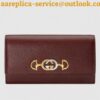 Replica Gucci Zumi Grainy Leather Continental Wallet 573612 White 2019 2