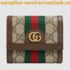 Replica Gucci GG Supreme Floral Zip Around Wallet