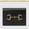 Replica Gucci Horsebit 1955 Card Case Wallet In White Calfskin 2