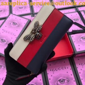 Replica Gucci Multicolour Queen Margaret Zip Around Wallet 2