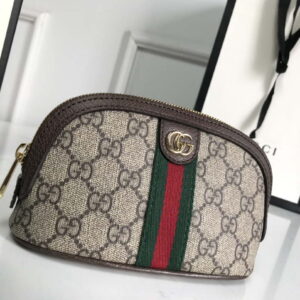 Replica Gucci 625550 Ophidia GG medium cosmetic case Beige &ebony