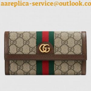 Replica Gucci Ophidia GG Continental Wallet