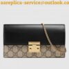 Replica Gucci Padlock Compact Wallet In GG Supreme Canvas