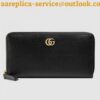 Replica Gucci 573612 Zumi grainy leather continental wallet dark green grainy leather 2