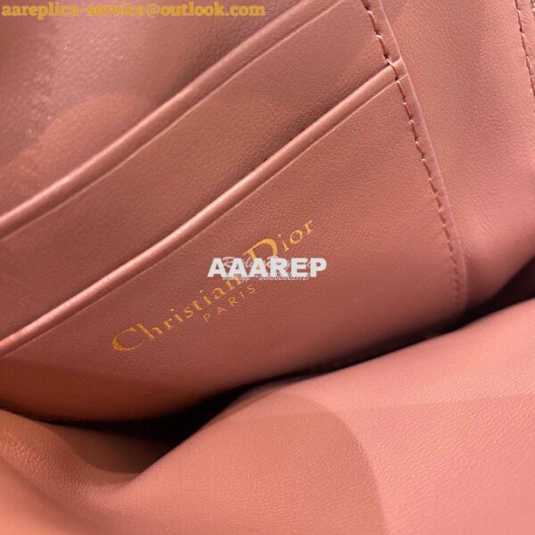 Replica Dior Caro Multifunctional Pouch Dark Nude Supple Cannage Calfs 8