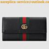 Replica Gucci Black Leather Wallet With Bow 2