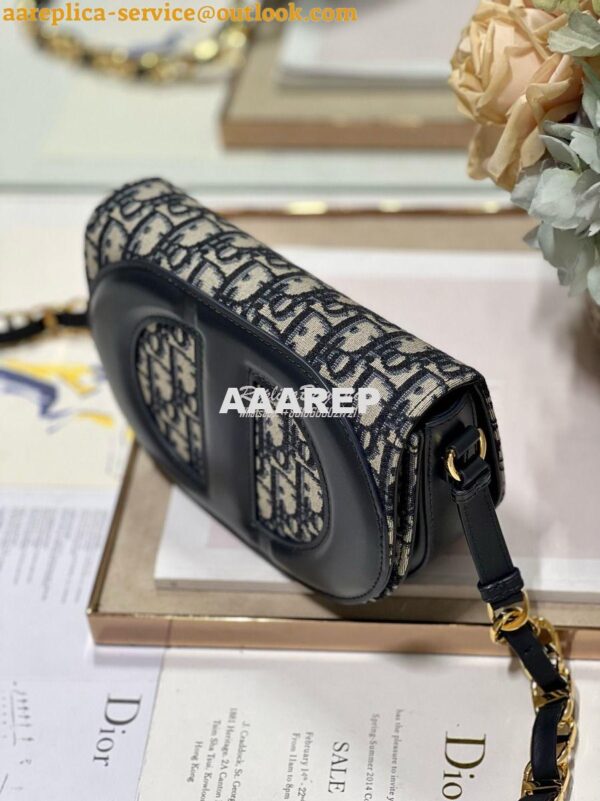 Replica Dior CD Signature Bag With Strap CD-Embossed Box Calfskin M928 3