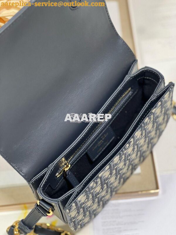 Replica Dior CD Signature Bag With Strap CD-Embossed Box Calfskin M928 6