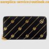 Replica Gucci Black Suede Ophidia Card Case Wallet