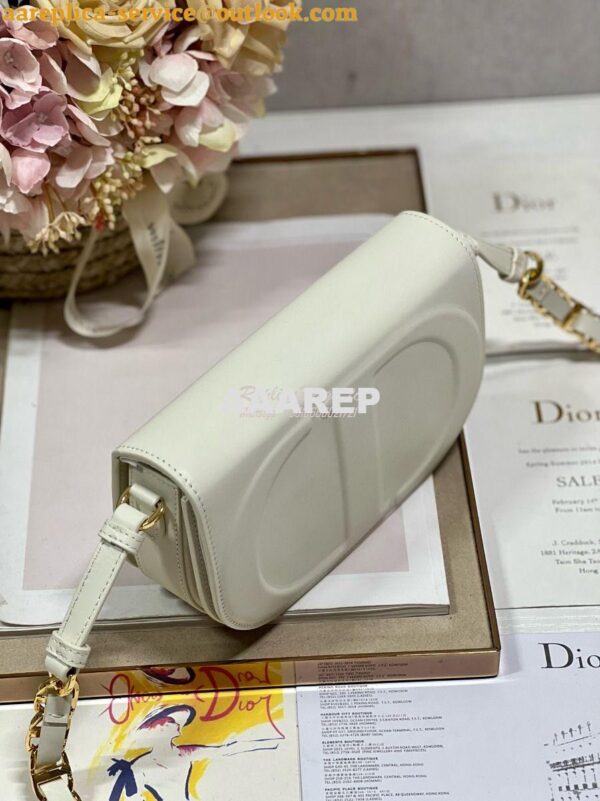 Replica Dior CD Signature Bag With Strap CD-Embossed Box Calfskin M928 3