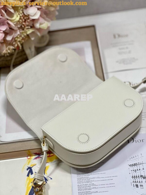 Replica Dior CD Signature Bag With Strap CD-Embossed Box Calfskin M928 6