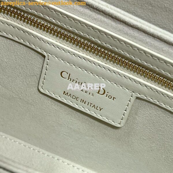 Replica Dior CD Signature Bag With Strap CD-Embossed Box Calfskin M928 8