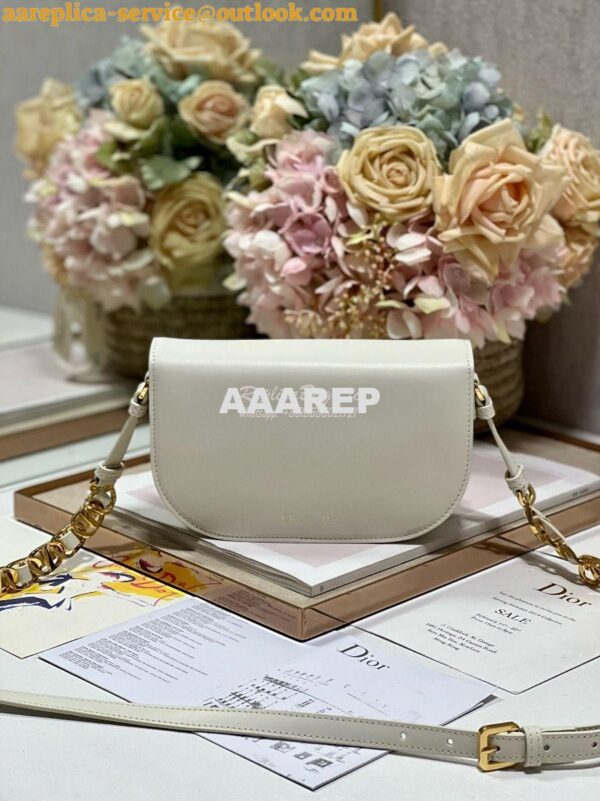 Replica Dior CD Signature Bag With Strap CD-Embossed Box Calfskin M928 9