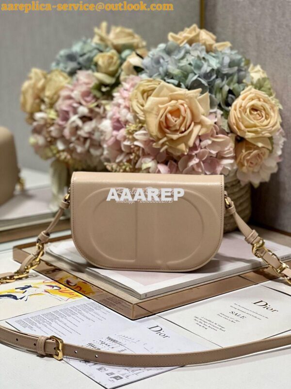 Replica Dior CD Signature Bag With Strap CD-Embossed Box Calfskin M928
