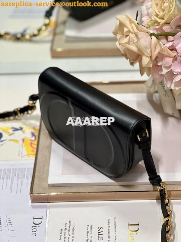 Replica Dior CD Signature Bag With Strap CD-Embossed Box Calfskin M928 2
