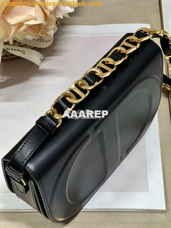 Replica Dior CD Signature Bag With Strap CD-Embossed Box Calfskin M928 4