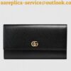 Replica Gucci GG Marmont Continental Wallet In Pink Leather 2