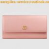 Replica Gucci GG Marmont Continental Wallet In Red Leather 2