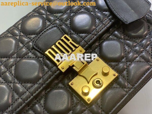 Replica Dior DiorAddict Flap Bag with with Sliding Chain in Cannage La 13