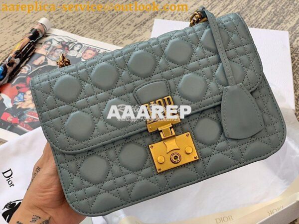 Replica Dior DiorAddict Flap Bag with with Sliding Chain in Cannage La 2