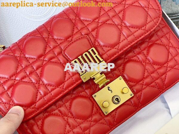 Replica Dior DiorAddict Flap Bag with with Sliding Chain in Cannage La 3