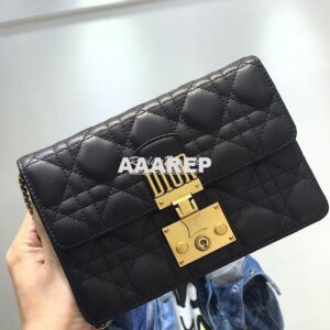 Replica Dior Dioraddict Wallet On Chain Cutch Black 2