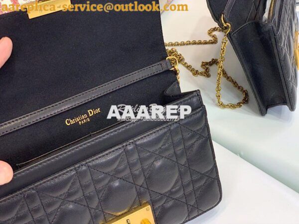 Replica Dior Dioraddict Wallet On Chain Cutch Black 10