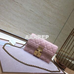 Replica Dior Dioraddict Wallet On Chain Cutch Pink