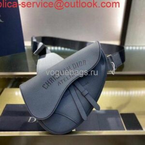 Replica Dior M0446 Saddle Bag Dior Calfskin Bag Gray